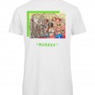 OPENSPACE SIZE XXL 100% organic cotton, vegan, biodegradable packaging, art t-shirt for man, white