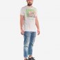 OPENSPACE SIZE XXL 100% organic cotton, vegan, biodegradable packaging, art t-shirt for man, white
