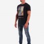 OPENSPACE SIZE S 100% organic cotton, vegan, biodegradable packaging, art t-shirt for man, black