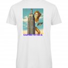 OPENSPACE SIZE M 100% organic cotton, vegan, biodegradable packaging, art t-shirt for man, white