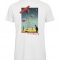 OPENSPACE SIZE XL 100% organic cotton, vegan, biodegradable packaging, art t-shirt for man, white