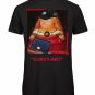 OPENSPACE SIZE XS 100% organic cotton, vegan, biodegradable packaging, art t-shirt for woman, black