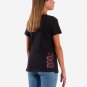 OPENSPACE SIZE S 100% organic cotton, vegan, biodegradable packaging, art t-shirt for woman, black