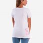 OPENSPACE SIZE M 100% organic cotton, vegan, biodegradable packaging, art t-shirt for woman, white