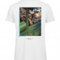 OPENSPACE SIZE XL 100% organic cotton, biodegradable package, art STRASS t-shirt for woman, white
