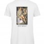 OPENSPACE SIZE XL 100% organic cotton, vegan, biodegradable packaging, art t-shirt for woman, white