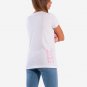 OPENSPACE SIZE XS 100% organic cotton, biodegradable package, art STRASS t-shirt for woman, white