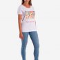 OPENSPACE SIZE XS 100% organic cotton, biodegradable package, art STRASS t-shirt for woman, white