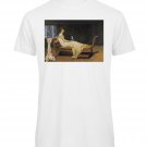OPENSPACE SIZE L 100% organic cotton, biodegradable package, art STRASS t-shirt for woman, white