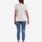 OPENSPACE SIZE S 100% organic cotton, vegan, biodegradable packaging, art t-shirt for woman, white