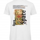 OPENSPACE SIZE S 100% organic cotton, vegan, biodegradable packaging, art t-shirt for woman, white