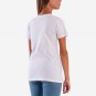 OPENSPACE SIZE XS 100% organic cotton, vegan, biodegradable packaging, art t-shirt for woman, white