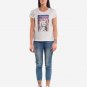 OPENSPACE SIZE S 100% organic cotton, vegan, biodegradable packaging, art t-shirt for woman, white