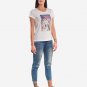 OPENSPACE SIZE M 100% organic cotton, vegan, biodegradable packaging, art t-shirt for woman, white