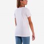 OPENSPACE SIZE M 100% organic cotton, vegan, biodegradable packaging, art t-shirt for woman, white