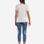 OPENSPACE SIZE M 100% organic cotton, vegan, biodegradable packaging, art t-shirt for woman, white