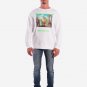 OPENSPACE SIZE S, art & fashion Crewneck Sweatshirt for man, white, biodegradable package