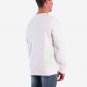 OPENSPACE SIZE M, art & fashion Crewneck Sweatshirt for man, white, biodegradable package