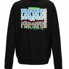 OPENSPACE  SIZE L, art & fashion Crewneck Sweatshirt for man, black, biodegradable package