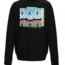 OPENSPACE  SIZE XXL, art & fashion Crewneck Sweatshirt for man, black, biodegradable package