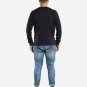 OPENSPACE  SIZE XXL, art & fashion Crewneck Sweatshirt for man, black, biodegradable package
