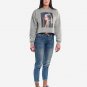 OPENSPACE SIZE M, art & fashion Crewneck Sweatshirt for woman, gray, biodegradable package