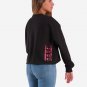 OPENSPACE  SIZE M, art & fashion Crewneck Sweatshirt for woman, black, biodegradable package