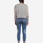 OPENSPACE SIZE XL, art & fashion Crewneck Sweatshirt for woman, gray, biodegradable package