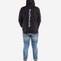 OPENSPACE  SIZE  XL, art & fashion zipped hooded Sweatshirt for man, black, biodegradable package