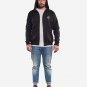 OPENSPACE  SIZE  XXL, art & fashion zipped hooded Sweatshirt for man, black, biodegradable package