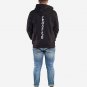 OPENSPACE  SIZE  XXL, art & fashion zipped hooded Sweatshirt for man, black, biodegradable package