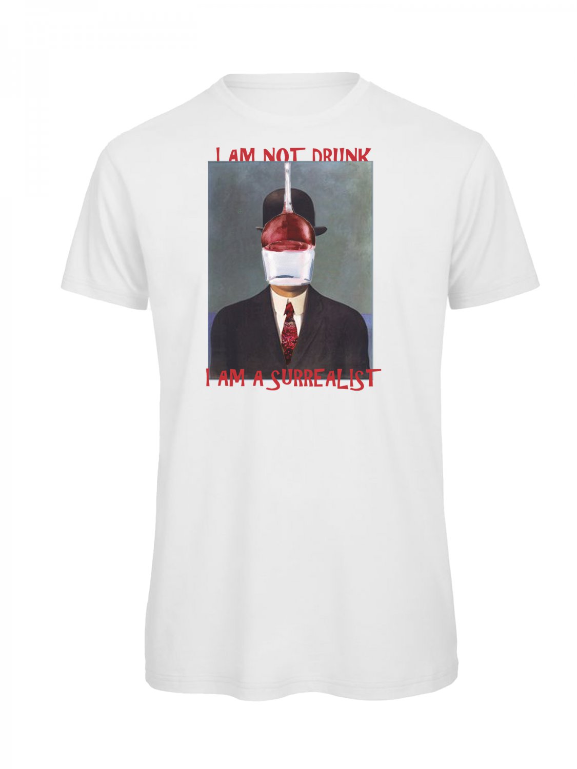 OPENSPACE SIZE M 100% organic cotton, vegan, biodegradable packaging, art t-shirt for man, white