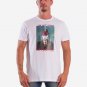 OPENSPACE SIZE XL 100% organic cotton, vegan, biodegradable packaging, art t-shirt for man, white