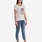 OPENSPACE SIZE  S 100% organic cotton, vegan, biodegradable packaging, art t-shirt for woman, white