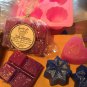 Scented Wax Melt Snap Bar / Highly Scented / with Glitter / 2.5 Oz / Tie Dye