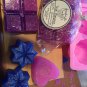Scented Wax Melt Snap Bar / Highly Scented / with Glitter / 2.5 Oz / Tie Dye