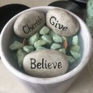 Soy Blend / Scented Candle / Cement Planter / Inspirational / 36 Oz /