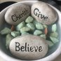 Soy Blend / Scented Candle / Cement Planter / Inspirational / 36 Oz /