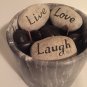 Soy Blend / Scented Candle / Cement Planter / Inspirational / 36 Oz /