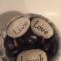 Soy Blend / Scented Candle / Cement Planter / Inspirational / 36 Oz /