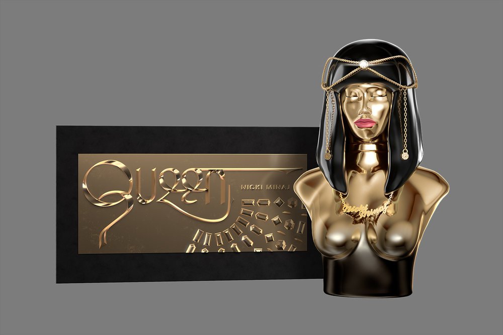 NICKI MINAJ QUEEN PERFUME, Eau de Parfum 3.4 oz/100 ml Spray.