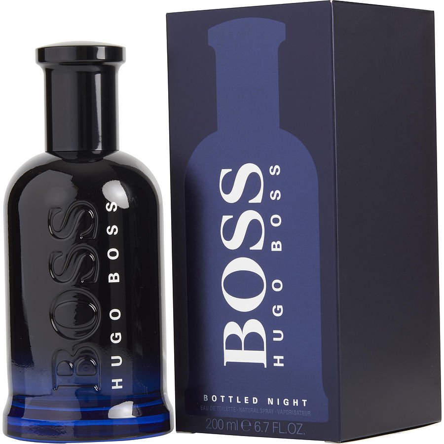 Boss Bottled Night Cologne by Hugo Boss Eau de Toilette 6.7 oz Spray.