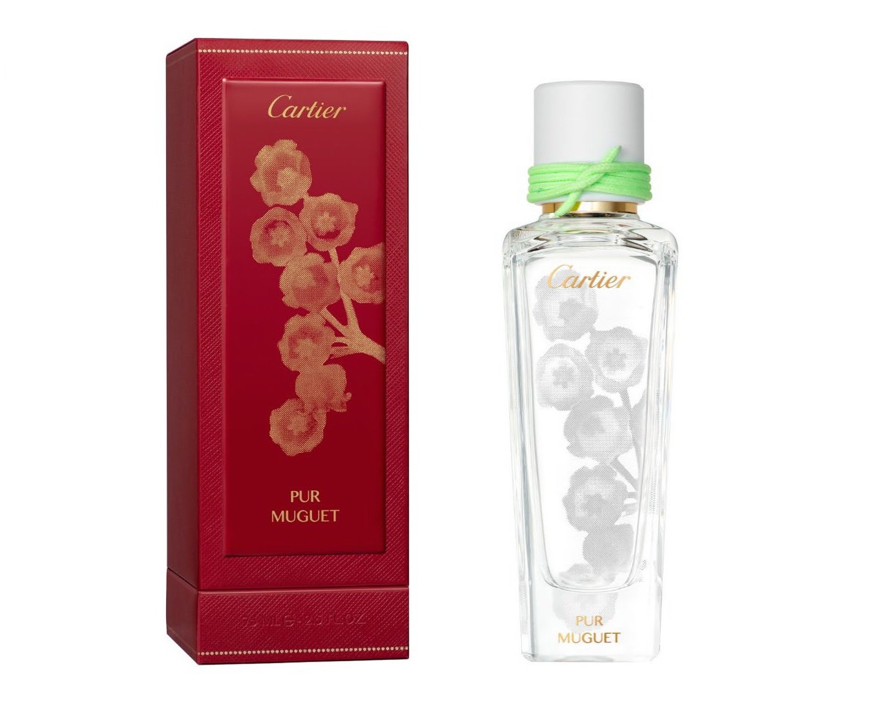 CARTIER  Les Ã�pures PUR MUGUET Perfume Eau de Toilette 2.5 oz Spray.