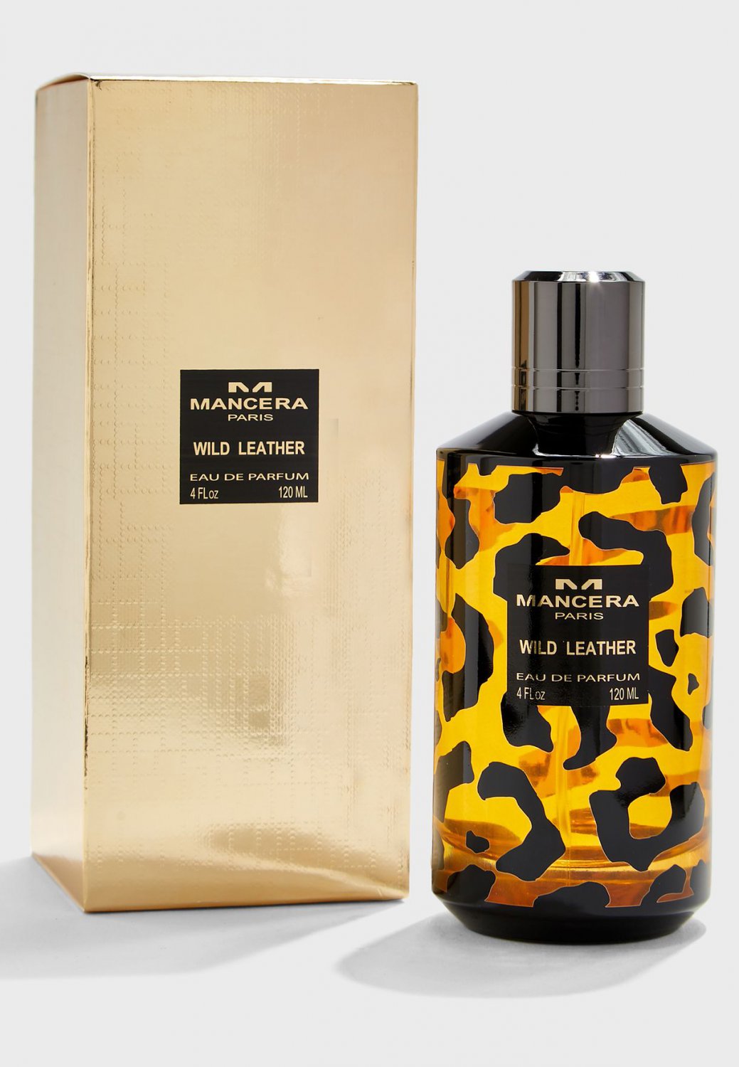 Mancera Wild Leather Perfume Eau de Parfum 4.0 oz Spray.