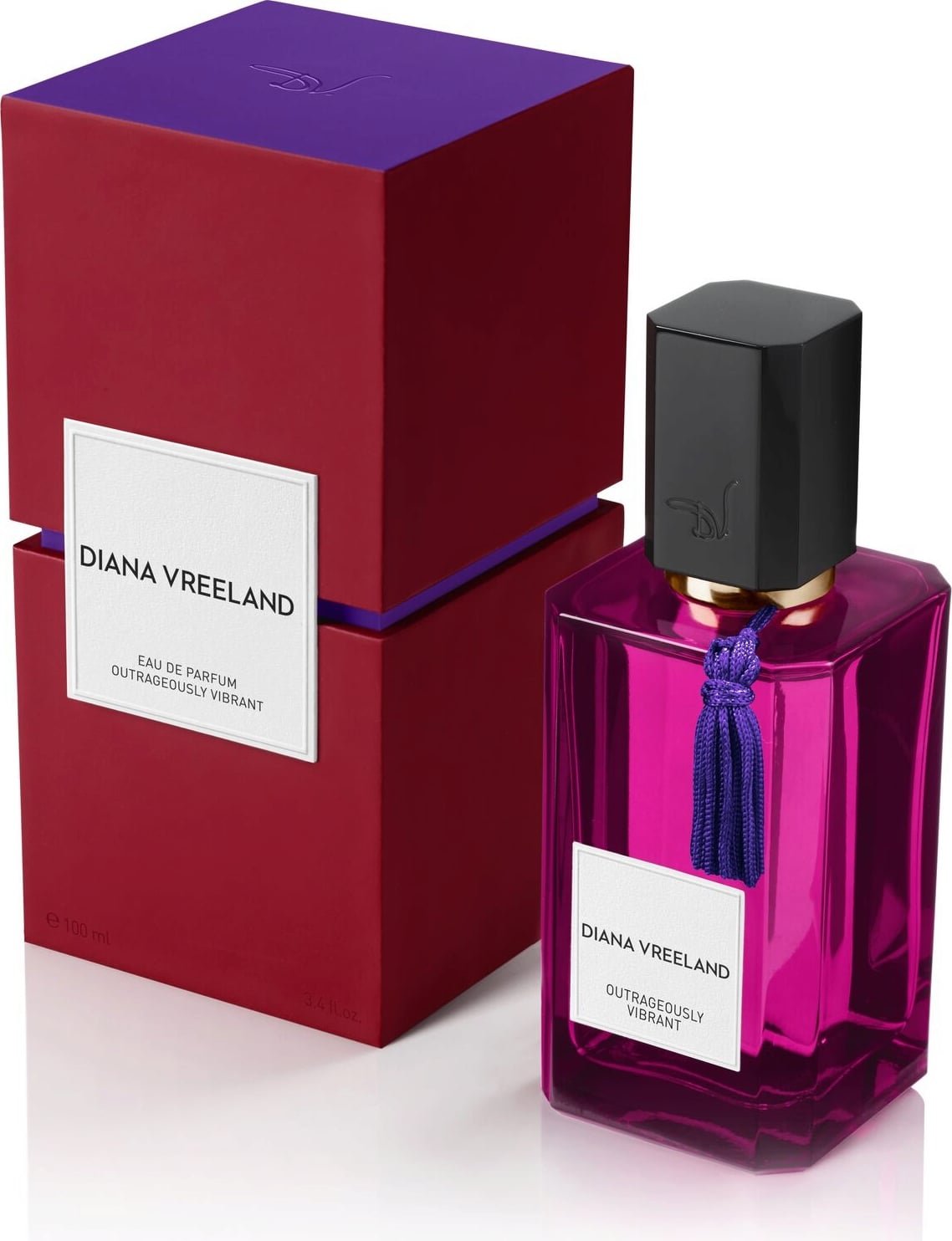 Diana Vreeland Outrageously Vibrant Perfume Eau de Parfum 3.4 oz Spray.