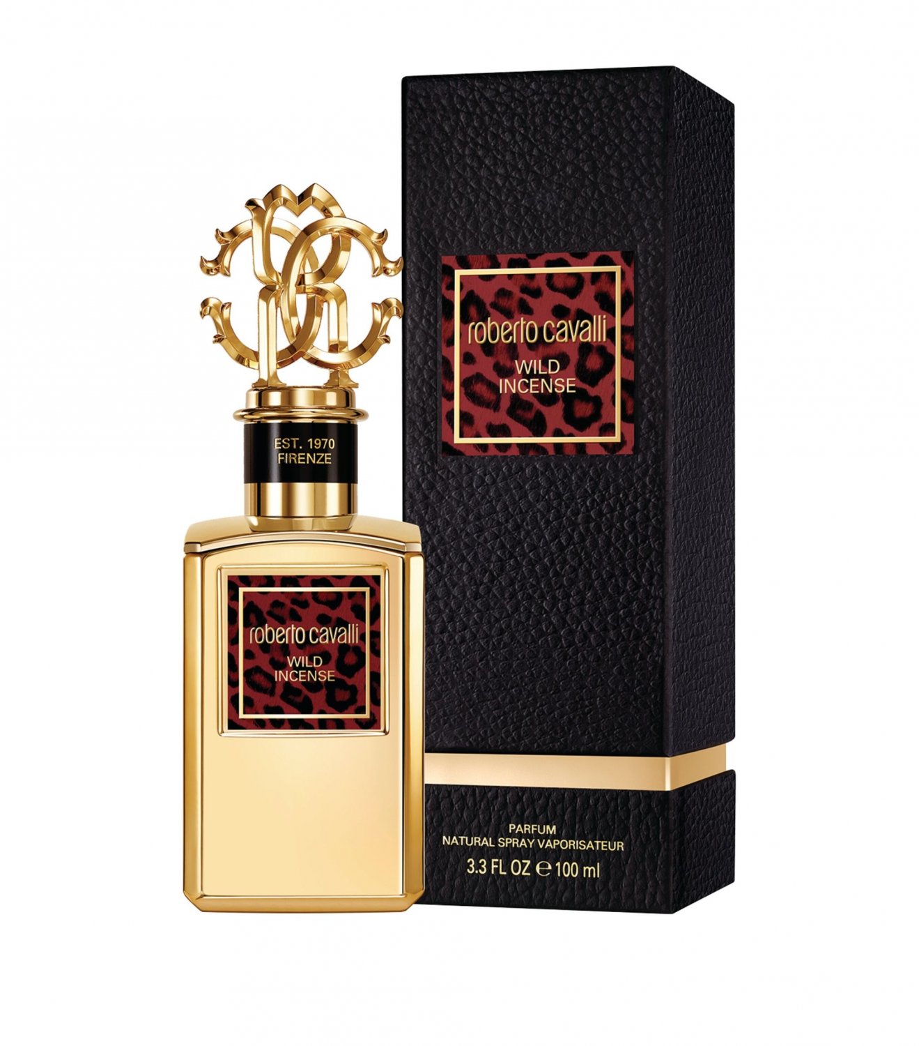 Roberto Cavalli Gold Collection Wild Incense Perfume Eau de Parfum 3.3 oz Spray.