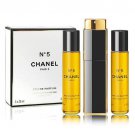 CHANEL No.5 Eau de Parfum Twist and Spray (3X0.7 oz)