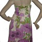 $189 ANN TAYLOR LOFT floral cocktail SUN DRESS sz 10 L Large