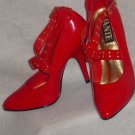 Womens Sexy Red 5 INCH HEEL Pumps Sz 9 fetish