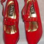 Womens Sexy Red 5 INCH HEEL Pumps Sz 9 fetish